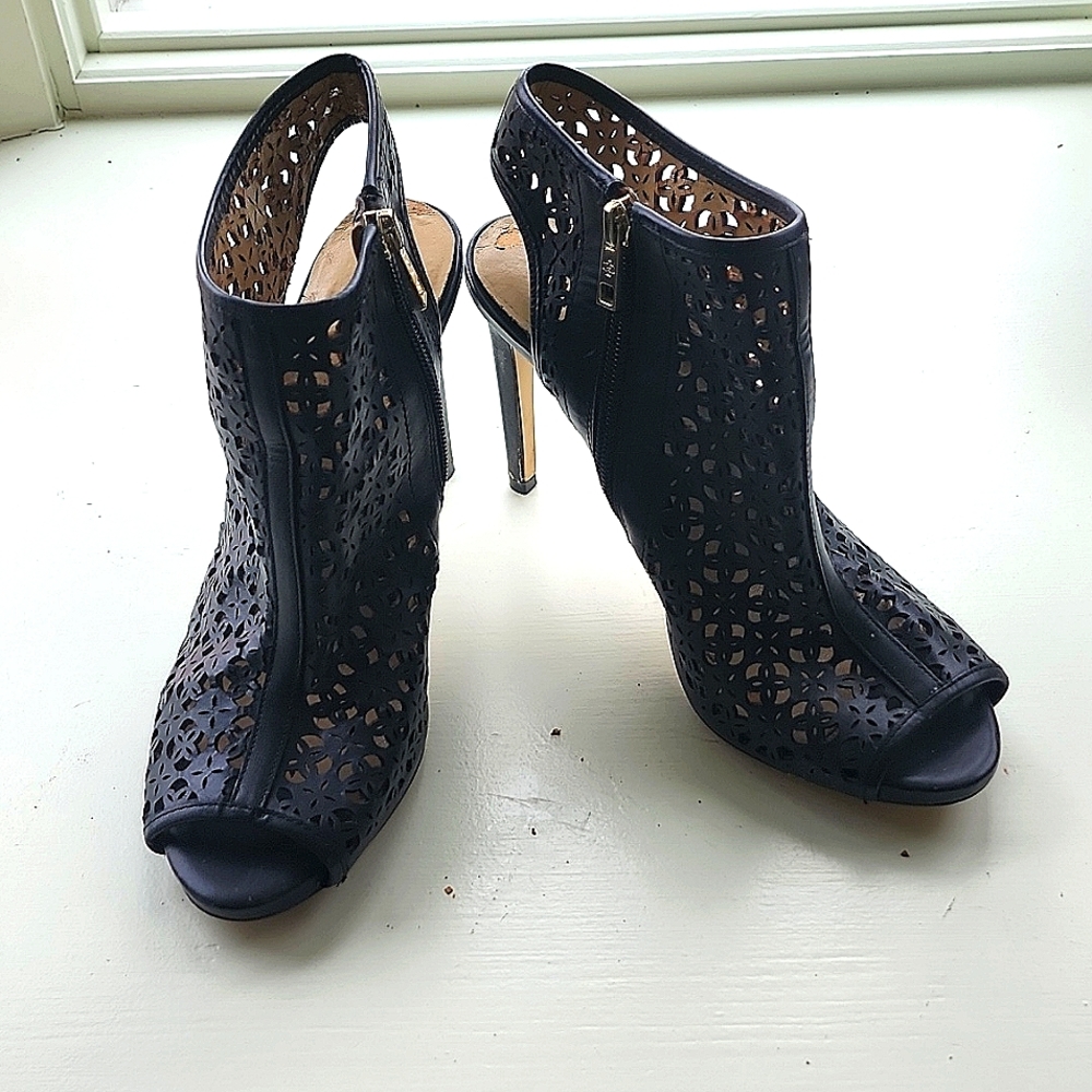 Ann Taylor Open Toe Booties